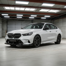 Seamless integration of the SuperAutoUSA splitter with the G90 M5's modern bodywork