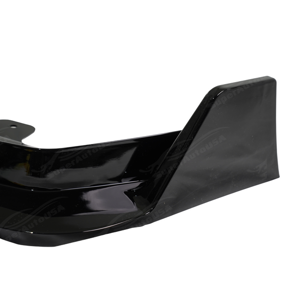 Professional studio photography highlighting the reflective quality of the SuperAutoUSA front lip