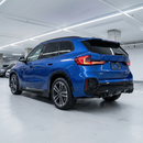 Durable high-impact ABS plastic construction of the BMW X1 gloss black side spoilers