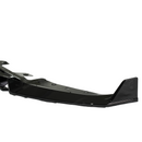 Detailed shot of the UV-resistant high-gloss clear coat on the SuperAutoUSA X1 front lip