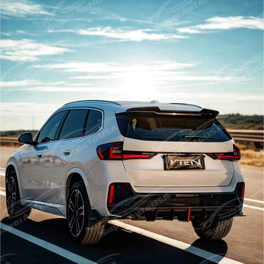 Dakspoiler Voor BMW X1 U11 2023 Achterbumper Lip Diffuser Spoiler Splitter Protector Auto Auto Accessoires Achterruit Dakspoiler(Glanzend zwart Dakspoiler Voor BMW X1 U11 2023 Achterbumper Lip Diffuser Spoiler Splitter Protector Auto Auto Accessoires Achterruit Dakspoiler(Glanzend zwart