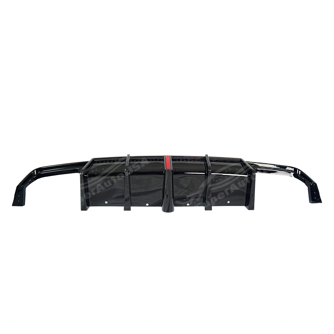 Fits BMW X1 U11 2023-2025 VTEN Rear Lower Bumper Diffuser With Red LED ...