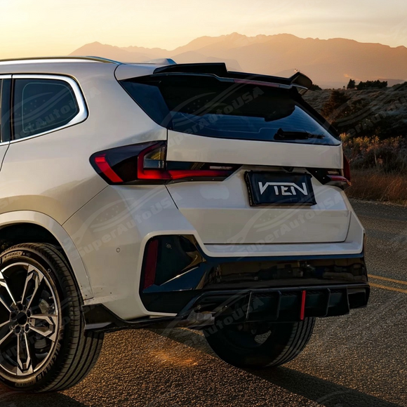 Precision fitment of VTEN roof spoiler on 2023 X1