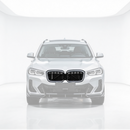 SuperAutoUSA gloss black double-slat LED illuminated grille glowing on a 2018 BMW X3 G01