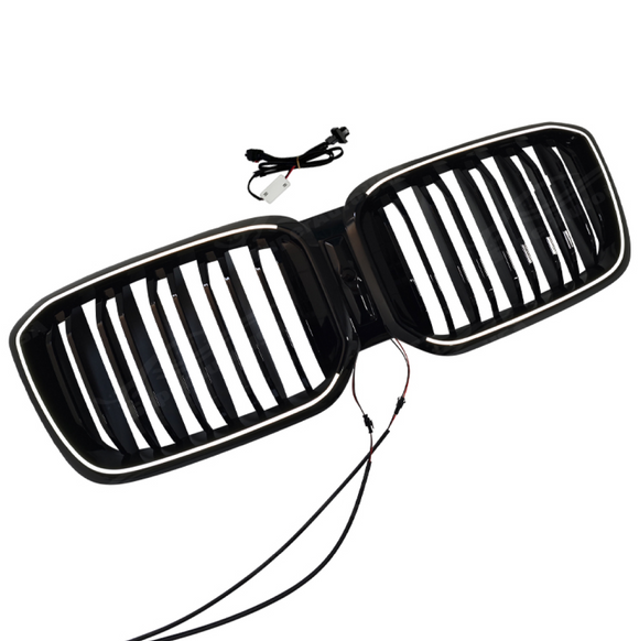 Durable high-impact ABS plastic construction of the SuperAutoUSA BMW X3 performance grille