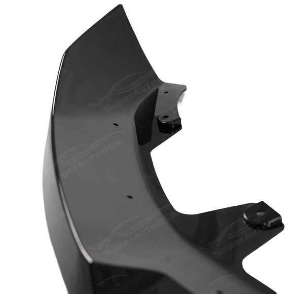 Close-up highlighting the ripple-free surface of the premium SuperAutoUSA gloss finish