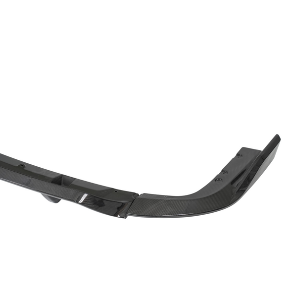 View of the finished underside of the SuperAutoUSA double-sided carbon diffuser for BMW X5