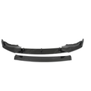Standalone view of the uninstalled SuperAutoUSA real carbon fiber front bumper lip for BMW X5 G05