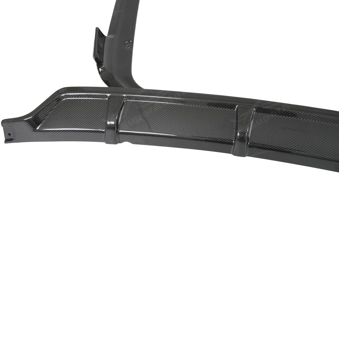 For 2019-2026 BMW X7 Double Side Real Carbon Fiber Rear Diffuser Lip ...