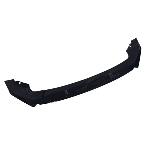 Detailed shot of the UV-resistant high-gloss clear coat on the SuperAutoUSA X7 bumper extension