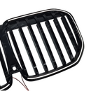 Durable high-impact ABS plastic construction of the SuperAutoUSA BMW X7 performance grille