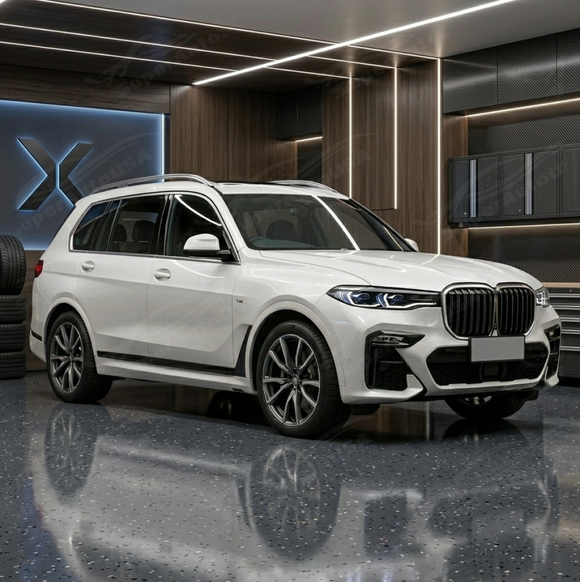 Included plug-and-play wiring harness for the SuperAutoUSA X7 LED illuminated grille