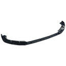 Low angle shot showing the aggressive ground clearance of the SuperAutoUSA XM front lip