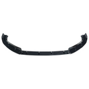 Standalone view of the uninstalled SuperAutoUSA gloss black front bumper lip for BMW XM G09