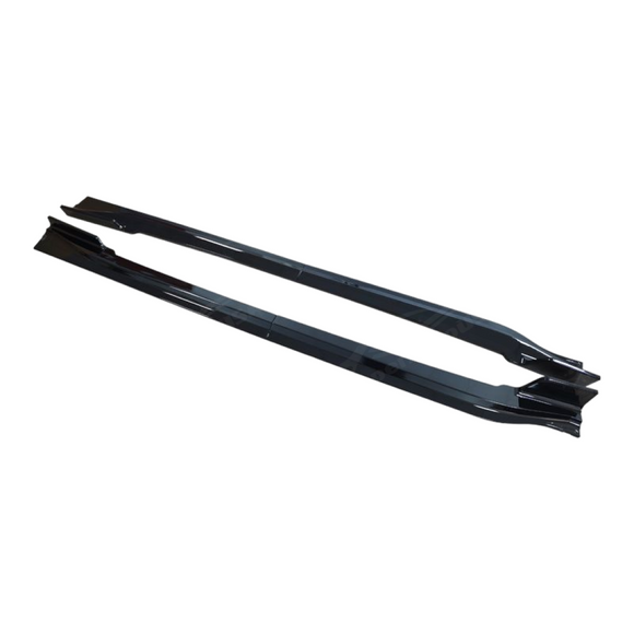 Durable high-impact ABS plastic construction of the SuperAutoUSA BMW XM performance side skirts