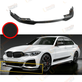 Fit 2021-2023 BMW G30 5 Series M Sport Front Bumper Lip Splitter (Carbon Fiber Print)