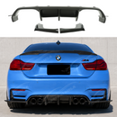 2015-2020 BMW F80 M3 / F82 / F83 M4 - Varis Style Carbon Fiber Diffuser + Spats Aprons-1