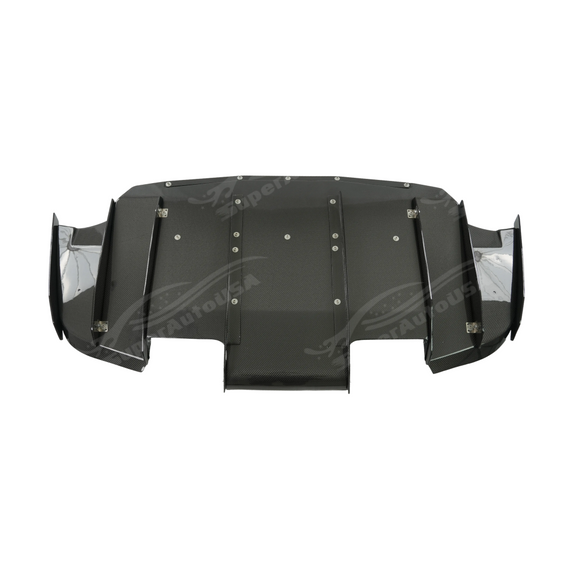 2015-2020 BMW F80 M3 / F82 / F83 M4 - Varis Style Carbon Fiber Diffuser + Undertray