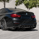 2015-2020 BMW F80 M3 / F82 / F83 M4 - Varis Style Carbon Fiber Diffuser + Undertray-7