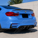 2015-2020 BMW F80 M3 / F82 / F83 M4 - Varis Style Carbon Fiber Diffuser + Spats Aprons-7