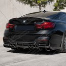 2015-2020 BMW F80 M3 / F82 / F83 M4 - Varis Style Carbon Fiber Diffuser + Undertray-8