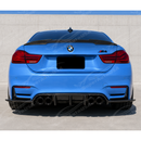 2015-2020 BMW F80 M3 / F82 / F83 M4 - Varis Style Carbon Fiber Diffuser + Spats Aprons-10