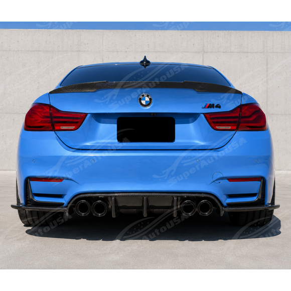 2015-2020 BMW F80 M3 / F82 / F83 M4 - Varis Style Carbon Fiber Diffuser + Spats Aprons