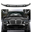 For 2019-2024 BMW G07 X7 Gloss Black M Performance Front Bumper Lip-1