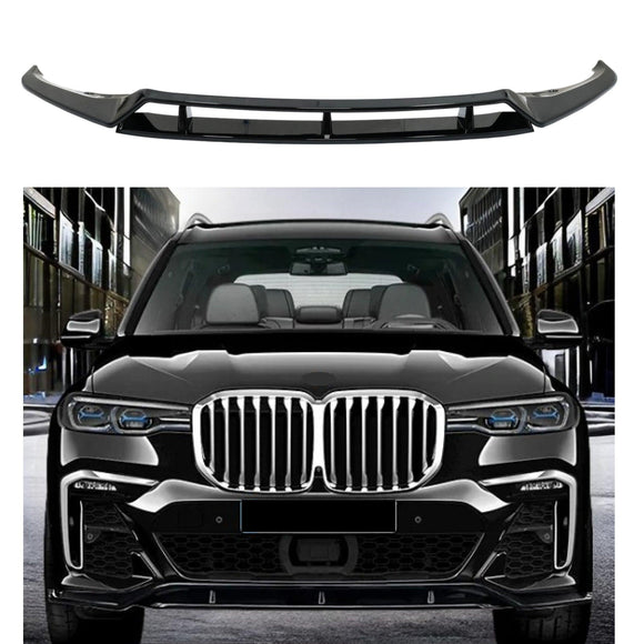 For 2019-2024 BMW G07 X7 Gloss Black M Performance Front Bumper Lip