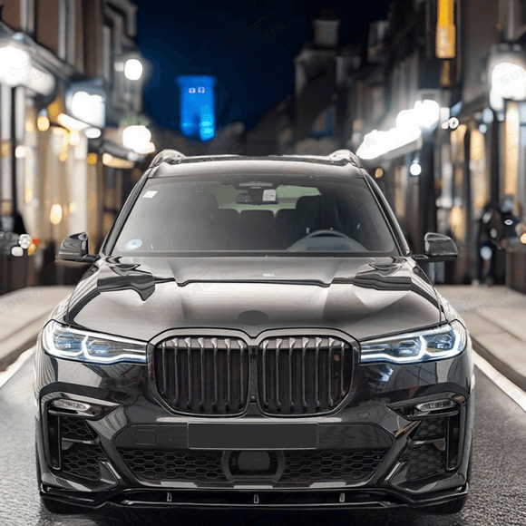For 2019-2024 BMW G07 X7 Gloss Black M Performance Front Bumper Lip