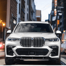 For 2019-2024 BMW G07 X7 Gloss Black M Performance Front Bumper Lip-5