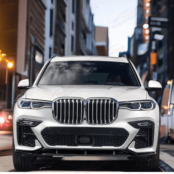 For 2019-2024 BMW G07 X7 Gloss Black M Performance Front Bumper Lip