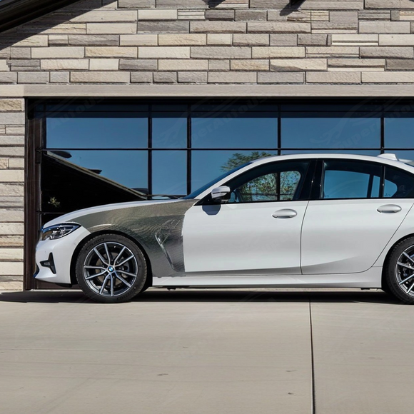 SuperAutoUSA real carbon fiber front fender for 2022 BMW 330i M Sport Shadow Edition