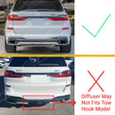 Gloss black aerodynamic styling kit for BMW X7 LCI 2024 by SuperAutoUSA