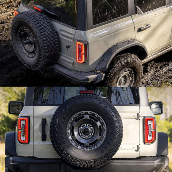 Fits Ford Bronco 2021-2024 Full LED Tail Lights Sequential Assembly