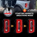 Fits Ford Bronco 2021-2024 Full LED Tail Lights Sequential Assembly-7