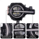 Fits 2021-2024 Ford Bronco 2D/4D LED Head Light Sequential Assembly-5
