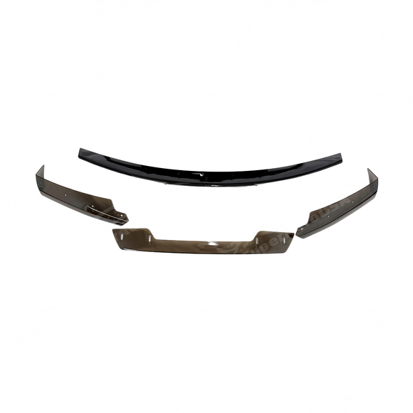 Detailed glossy black finish on the C7 Corvette rear spoiler