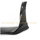 Fits 14-19 Corvette C7 Stage 3.5 Painted Metallic Black Extended Front Lip Spoiler-5