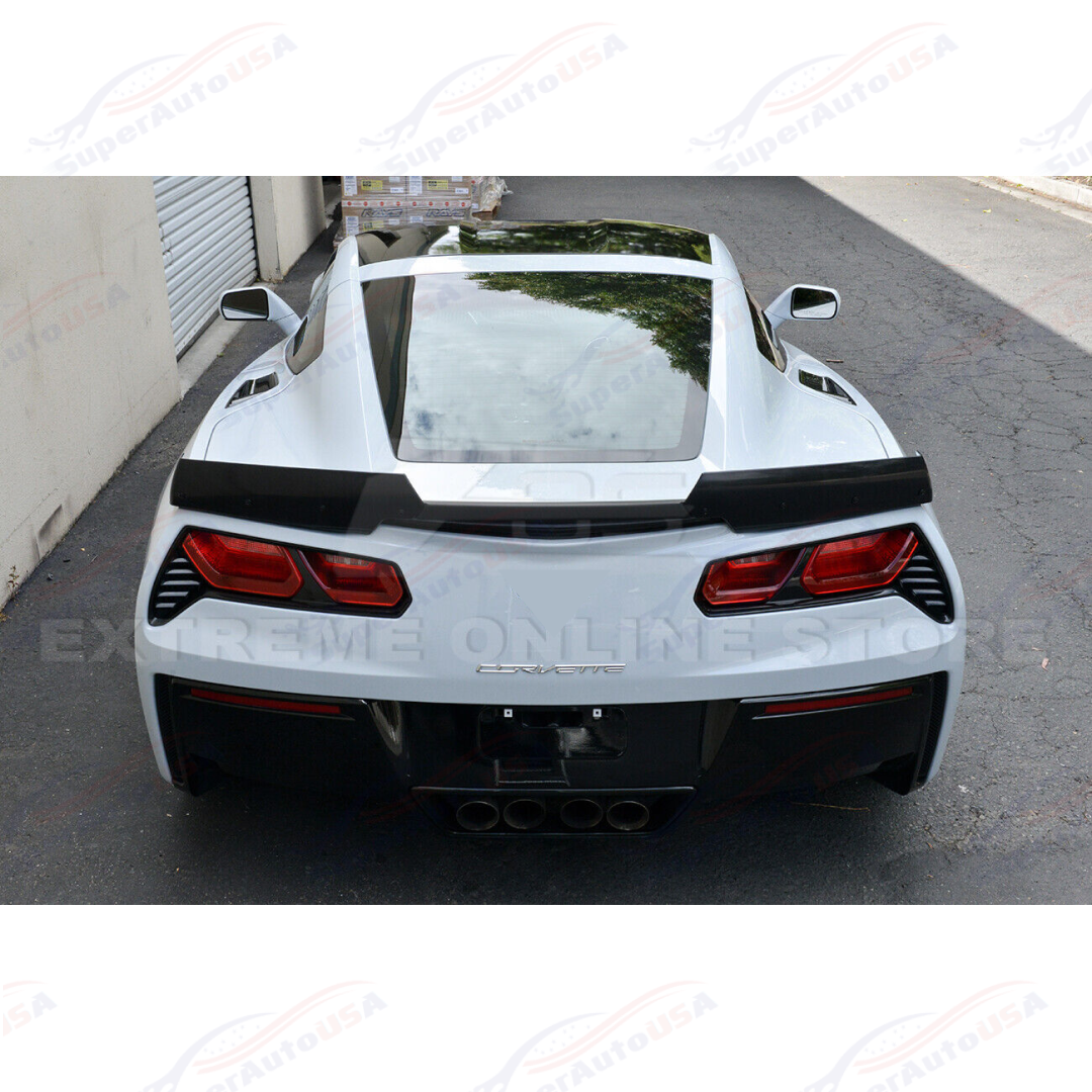 Fits 2014-2019 Corvette C7 Z06 Style Stage 2 Rear Spoiler Wing