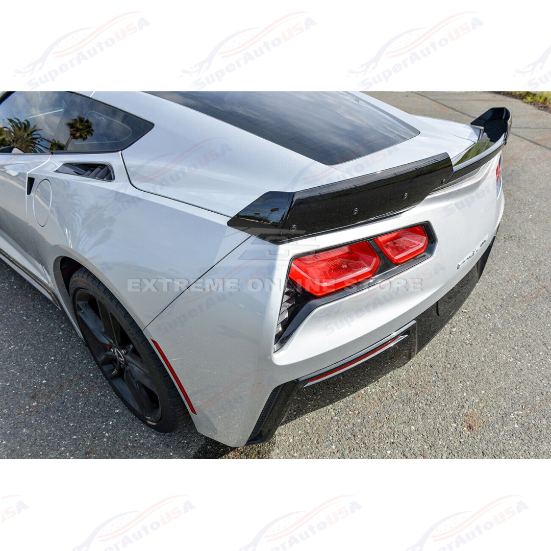 Fits 2014-2019 Corvette C7 Z06 Style Stage 2 Rear Spoiler Wing