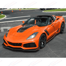 Fits 14-19 Chevrolet Corvette C7 ZR1 Carbon Fiber Front Bumper Lip-7