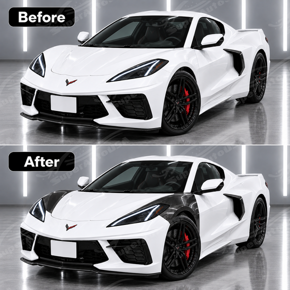 2022-2026 Corvette C8 Stingray - OE Style Carbon Fiber Fenders