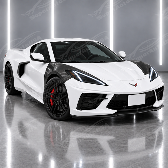 2022-2026 Corvette C8 Stingray - OE Style Carbon Fiber Fenders