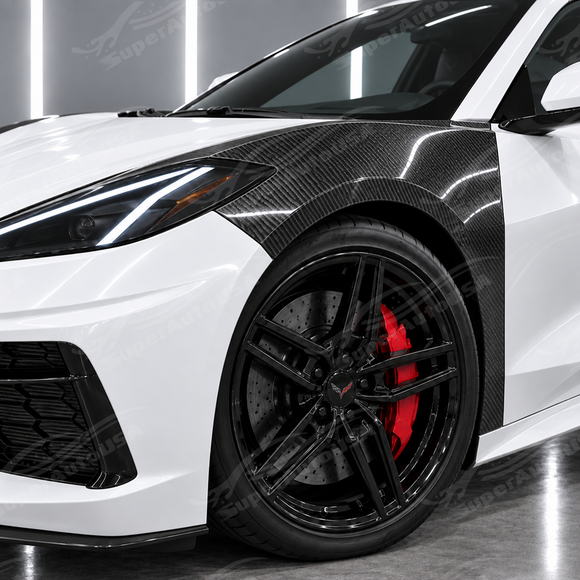 2022-2026 Corvette C8 Stingray - OE Style Carbon Fiber Fenders