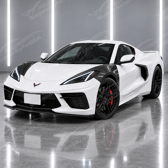 2022-2026 Corvette C8 Stingray - OE Style Carbon Fiber Fenders