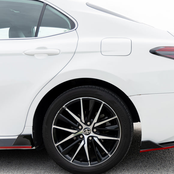 Se adapta a las esquinas de los divisores traseros estilo TRD de Toyota Camry 2018-2024 (4 opciones de color) 