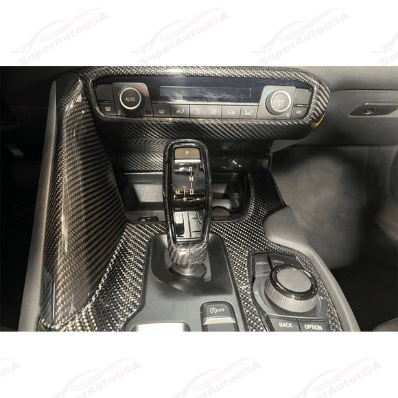 For 2020-Up Toyota Supra Carbon Fiber Center Console Side Panel Cover