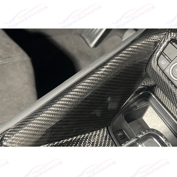 For 2020-Up Toyota Supra Carbon Fiber Center Console Side Panel Cover