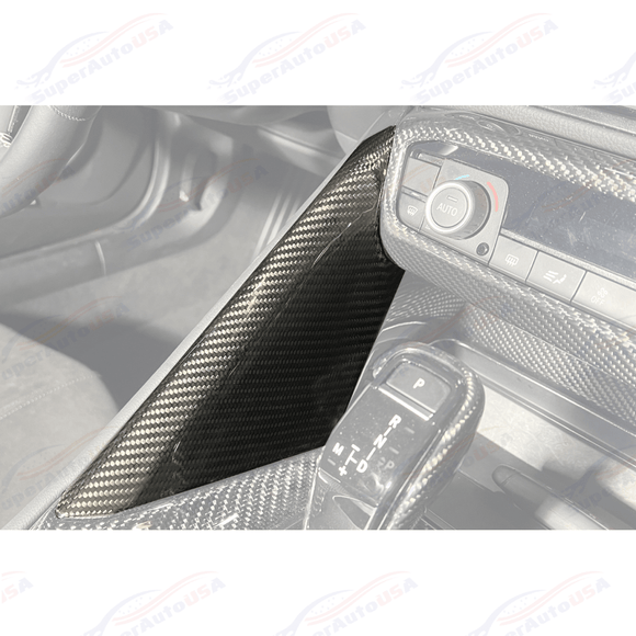 For 2020-Up Toyota Supra Carbon Fiber Center Console Side Panel Cover